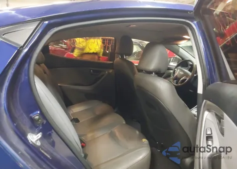 2013 Hyundai Elantra Limited z USA, uszkodzony, nr VIN 5NPDH4AE8DH232673